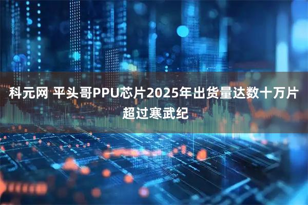 科元网 平头哥PPU芯片2025年出货量达数十万片 超过寒武纪
